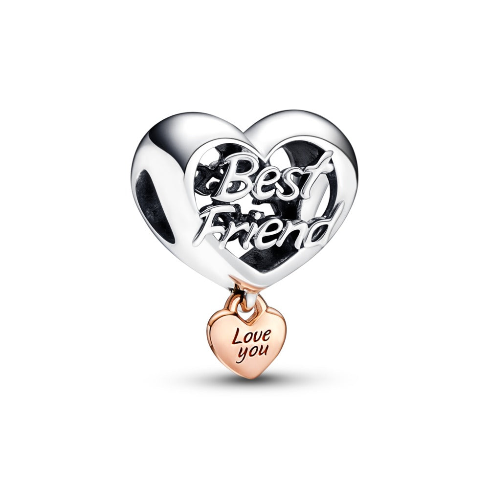 FINAL SALE- Pandora Love You Best Friend Heart Charm