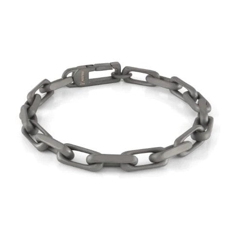 FINAL SALE - Italgem Steel Oval Link Bracelet, 8.75"