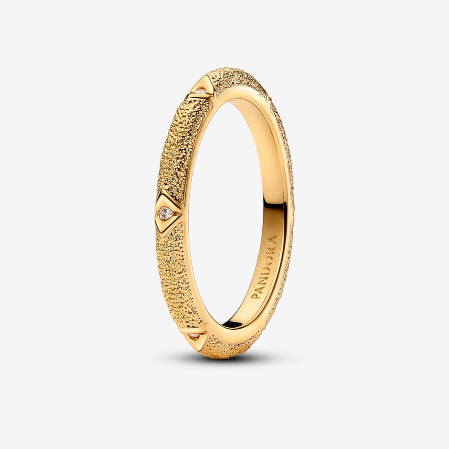 FINAL SALE- Pandora ME Texture & Stones Ring, Size 7