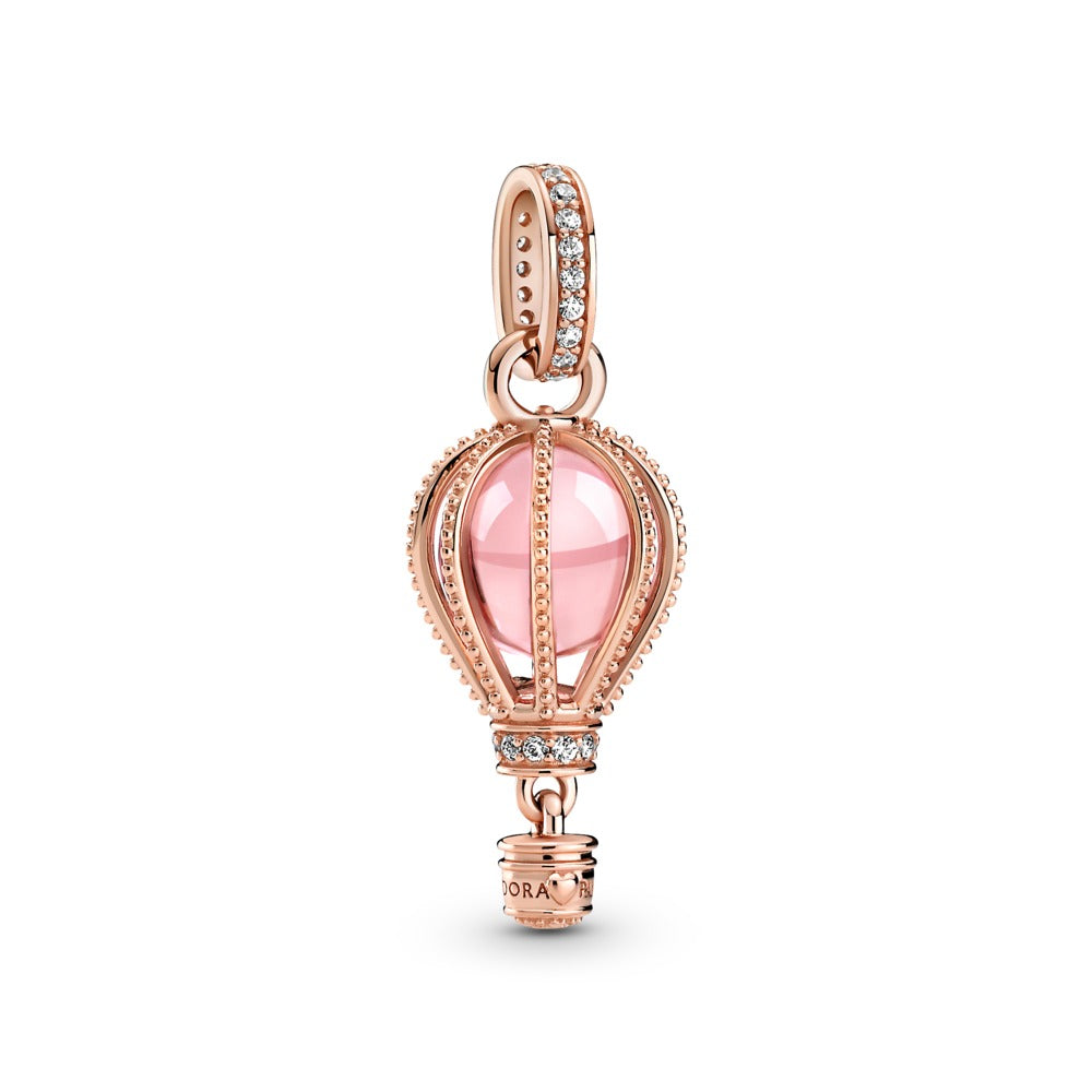 FINAL SALE- Pandora Sparkling Pink Hot Air Balloon Dangle Charm