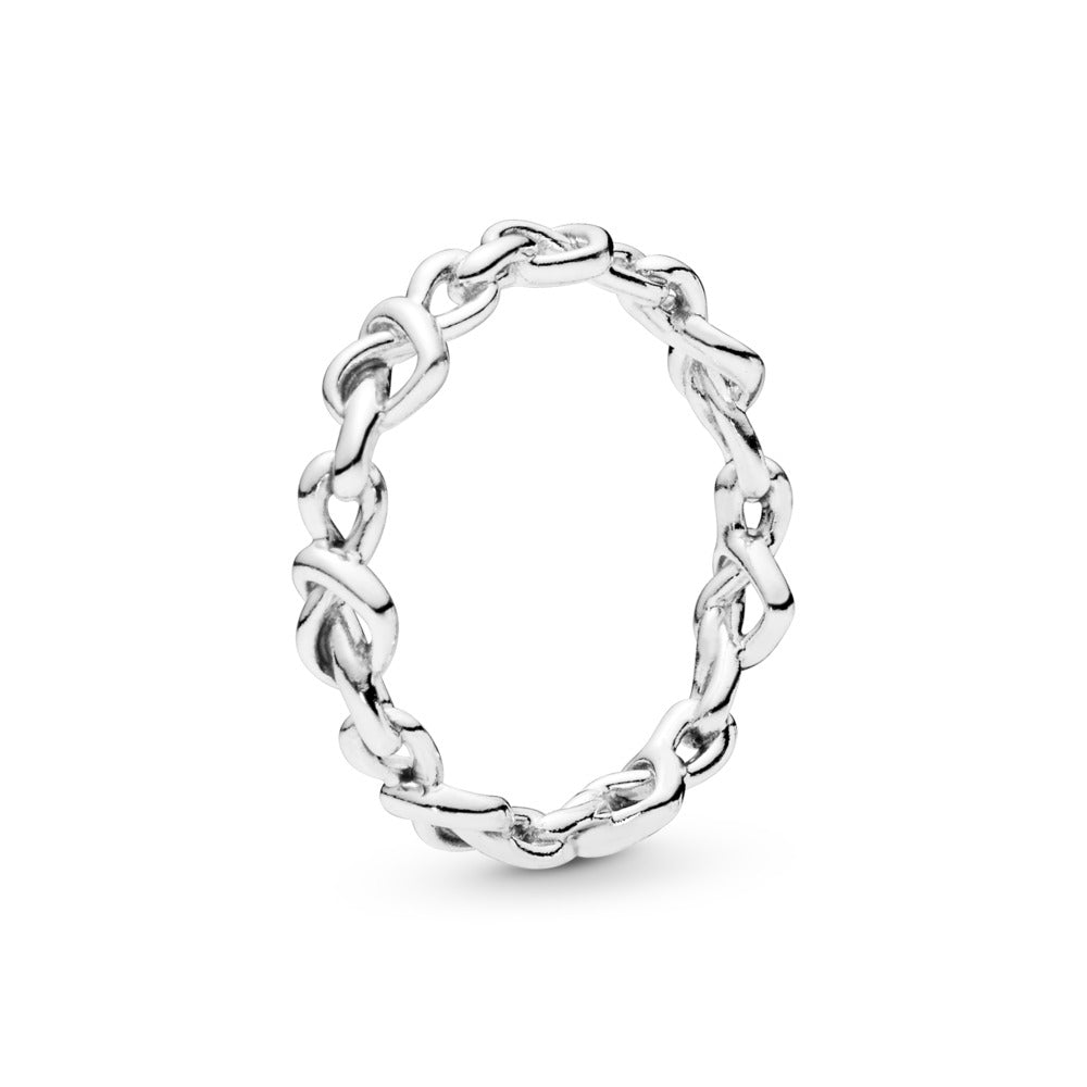 FINAL SALE- Pandora Knotted Hearts Ring, size 4.5