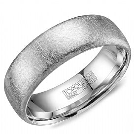 30% OFF - Scratch Finish Cobalt Dome Band