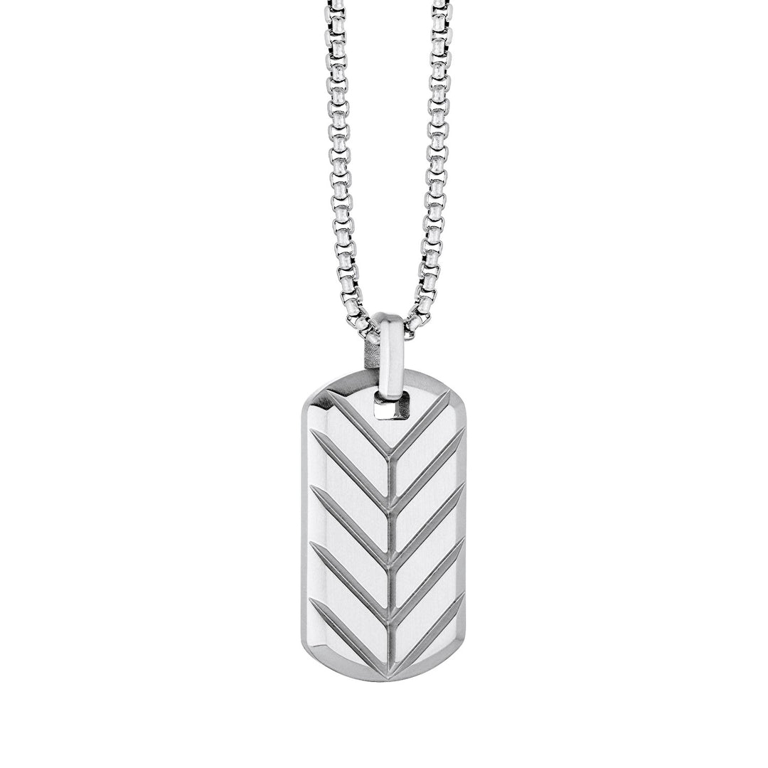 FINAL SALE - Italgem Steel 20x35mm Dog tag Pendant
