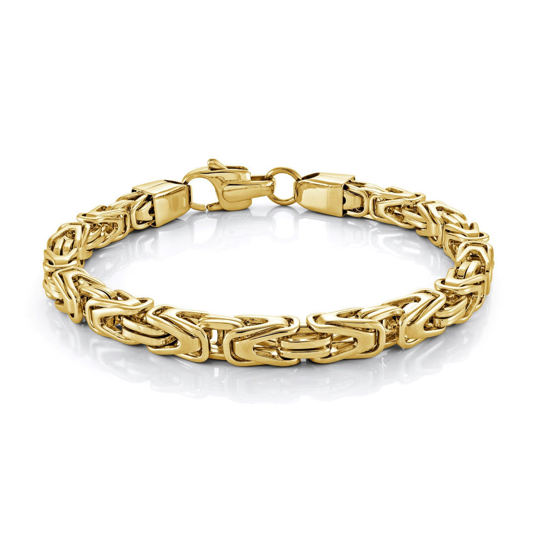 FINAL SALE - Italgem Steel 6.6mm King- Link Bracelet