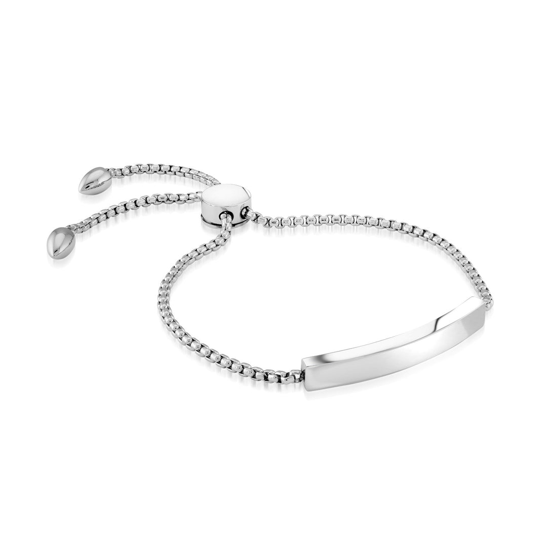 FINAL SALE - Italgem Stainless Steel Adjustable ID Bracelet.