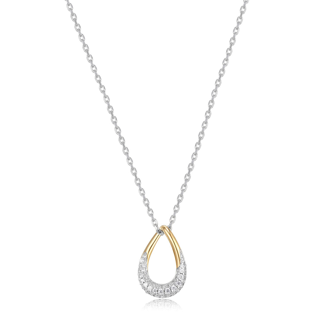 ELLE "Caramel" Teardrop Pendant
