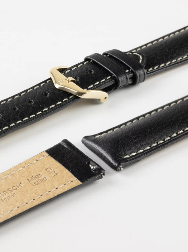 Hirsch watch band- 14mm black