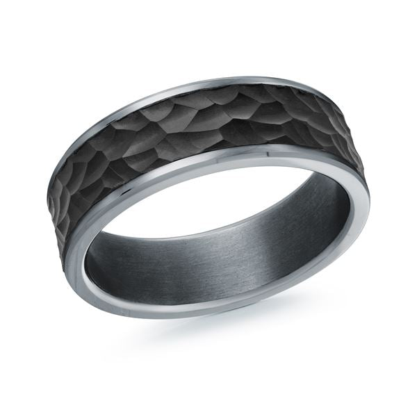 Malo Black Tantalum Ring, size 10