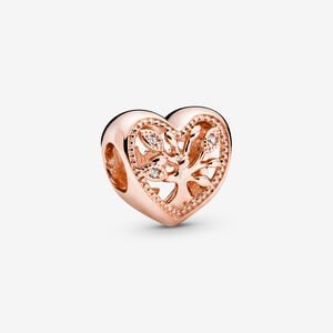 Pandora Moments Openwork Family Tree Heart Charm