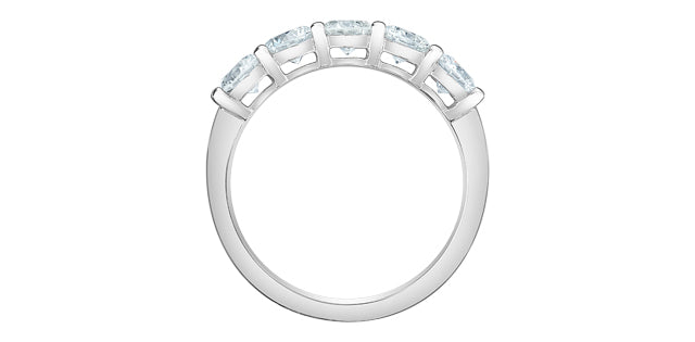 14k white gold Lab grown diamo