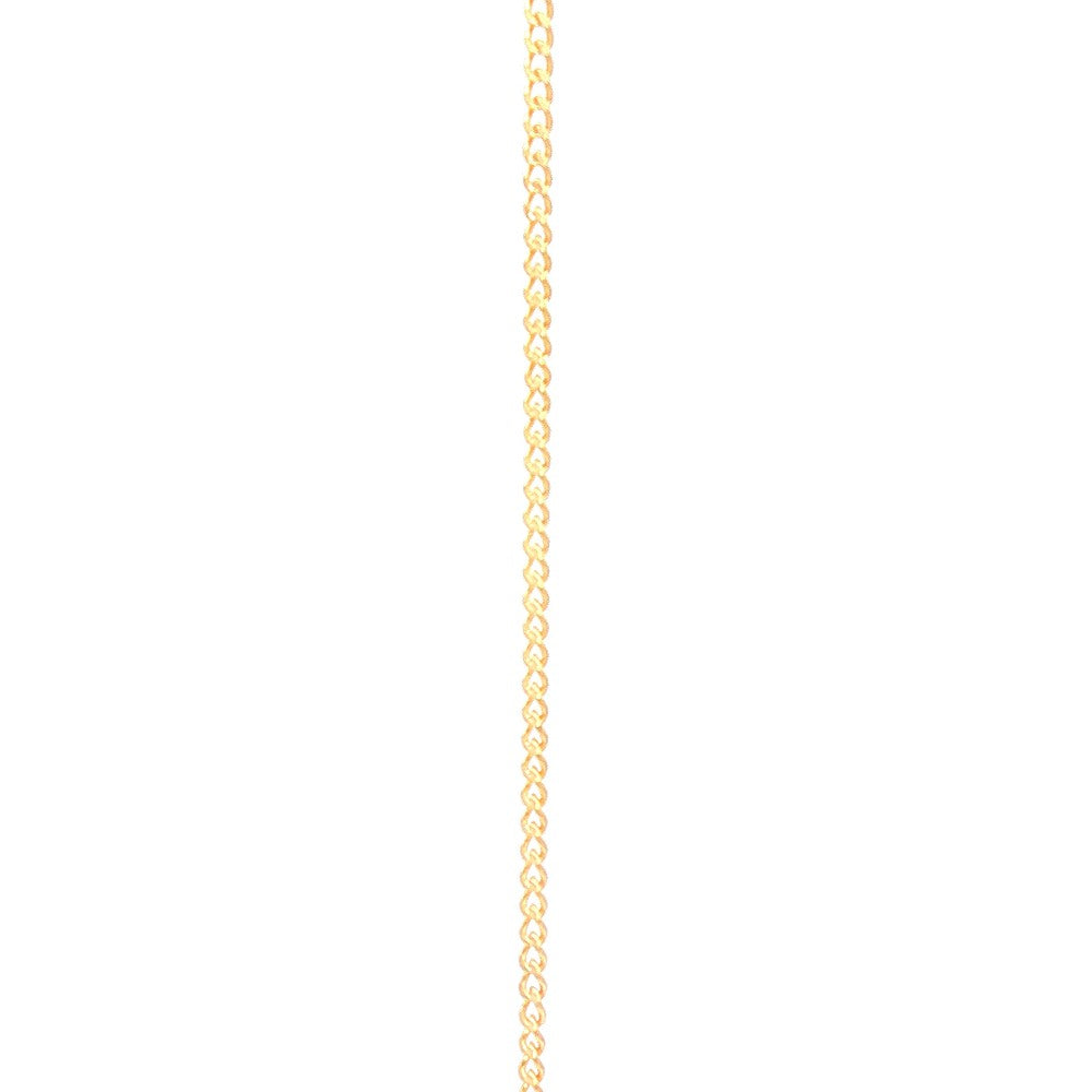 10k yellow gold Italian curbli
