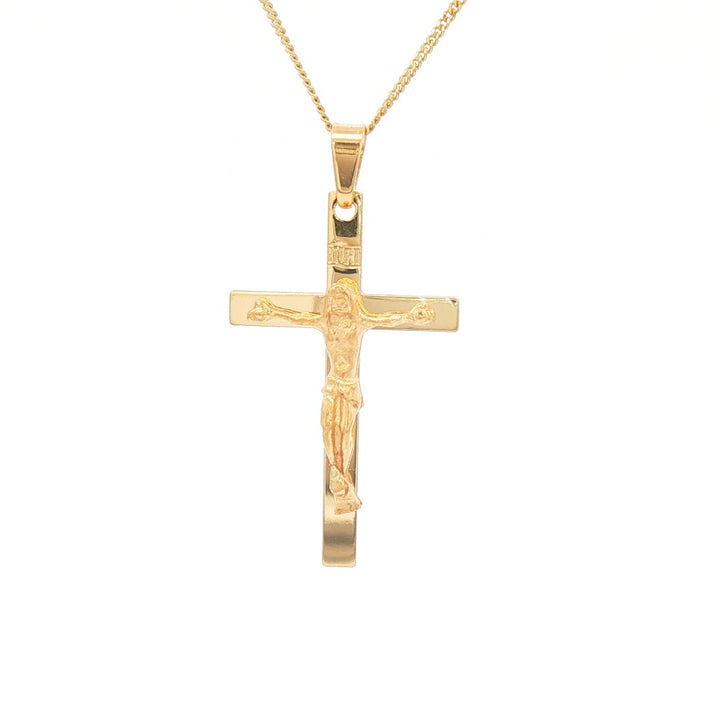 10k yellow gold medium square