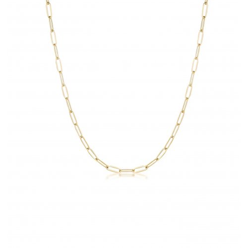 10K Paper Clip Chain, 18"