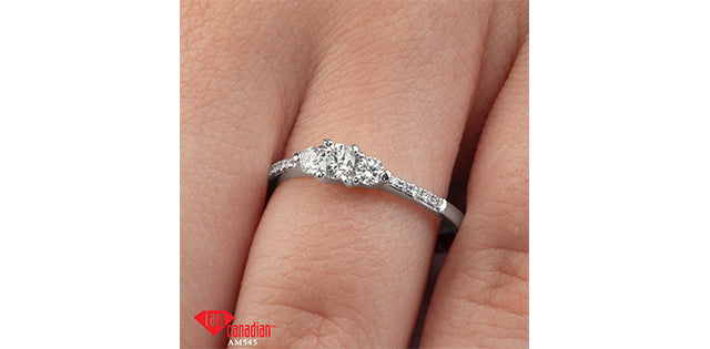 Maple Leaf Diamonds 10k white