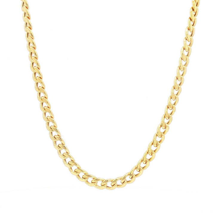 10k yellow gold 4.3mm semi sol