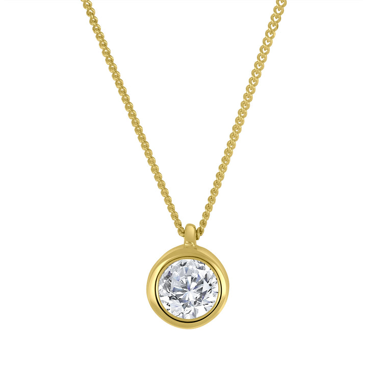 10k yellow gold drop pendant f
