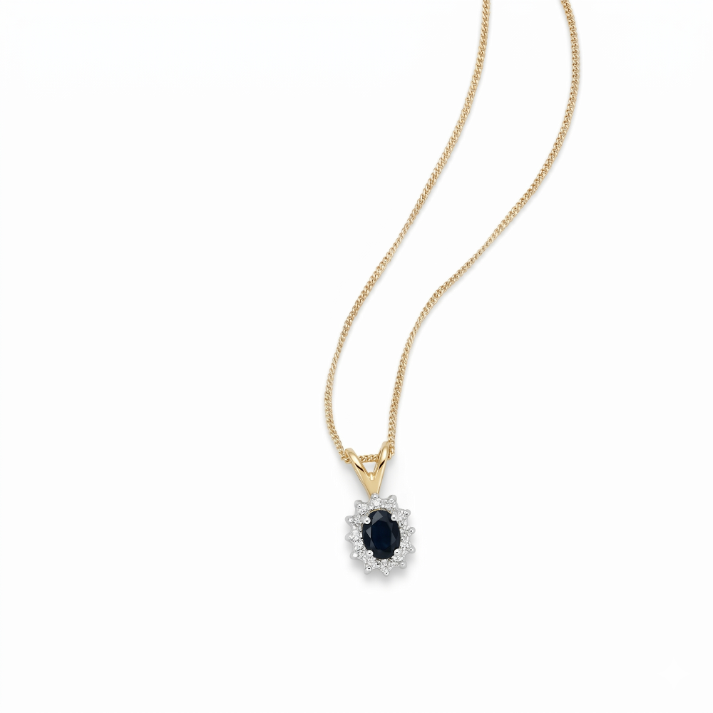 14k yellow and white gold sapp