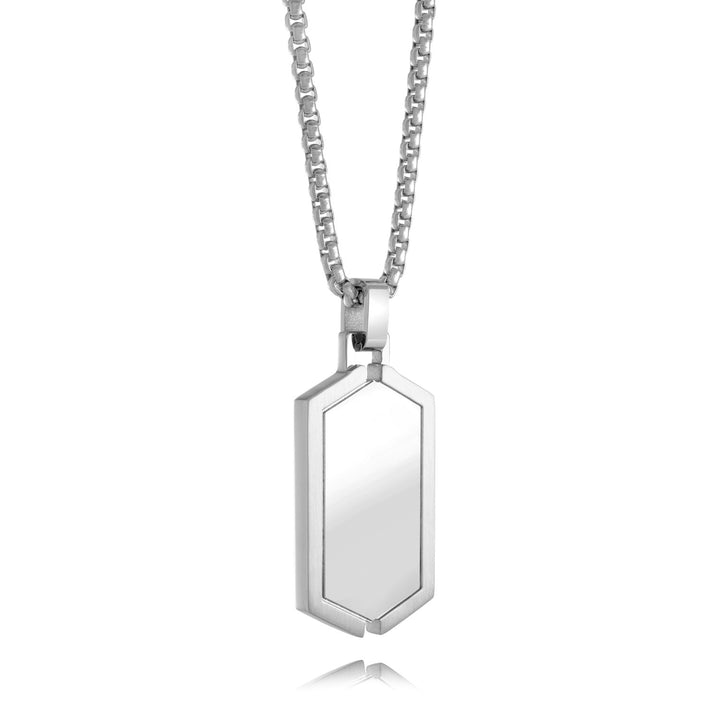 Italgem Steel Dog Tag Pendant