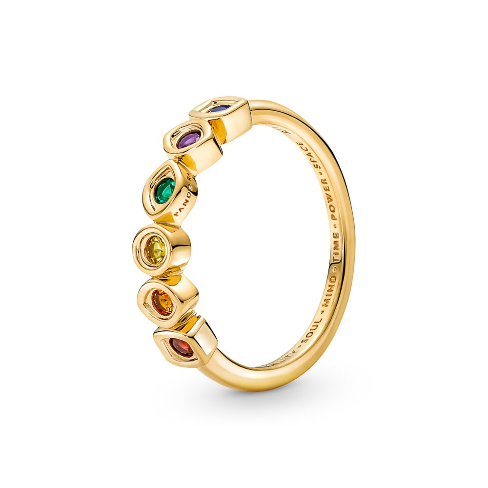 FINAL SALE - Pandora Marvel The Avengers Infinity Stones Ring, Size 6
