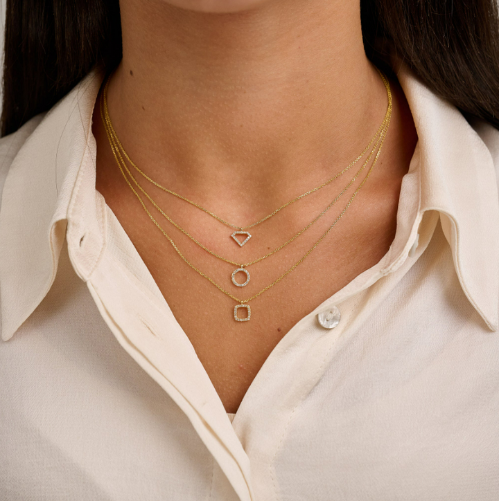 14k white gold cushion shaped