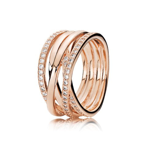 FINAL SALE - Pandora Entwined Ring, size 5