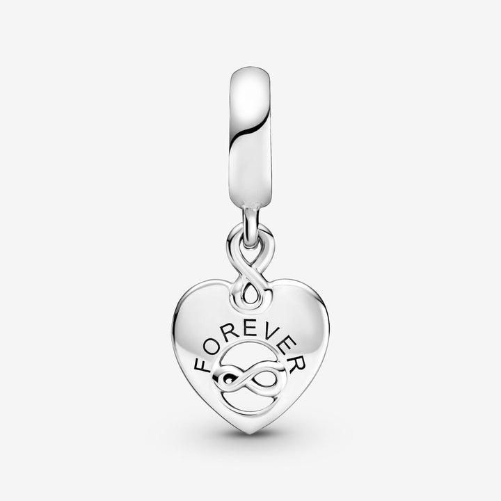 FINAL SALE - Pandora Friends Forever Heart Dangle Charm