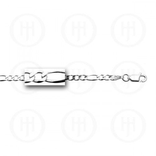 Sterling Silver 3.0mm Figaro Link- 18"