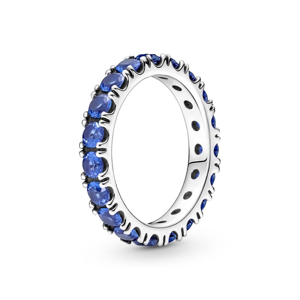 FINAL SALE- Pandora Sparkling Row Eternity Ring, size 6.0