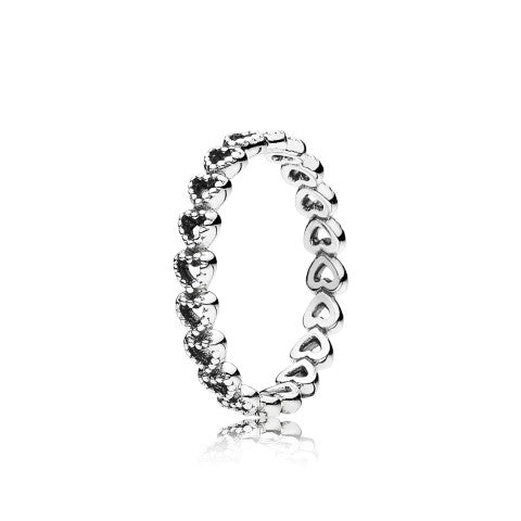 FINAL SALE- Pandora Band of Hearts Ring, size 7.0