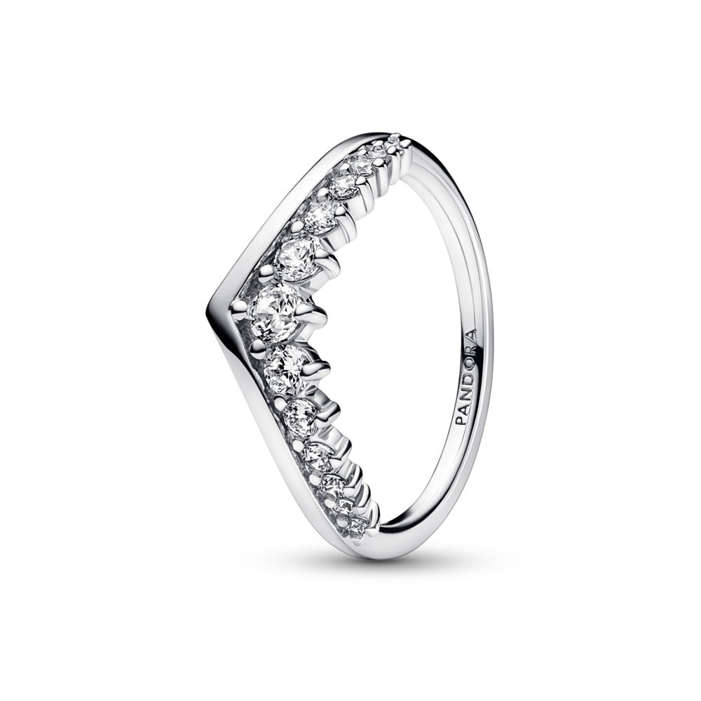 FINAL SALE- Pandora Timeless Wish Floating Pavé Ring, Size 7.5