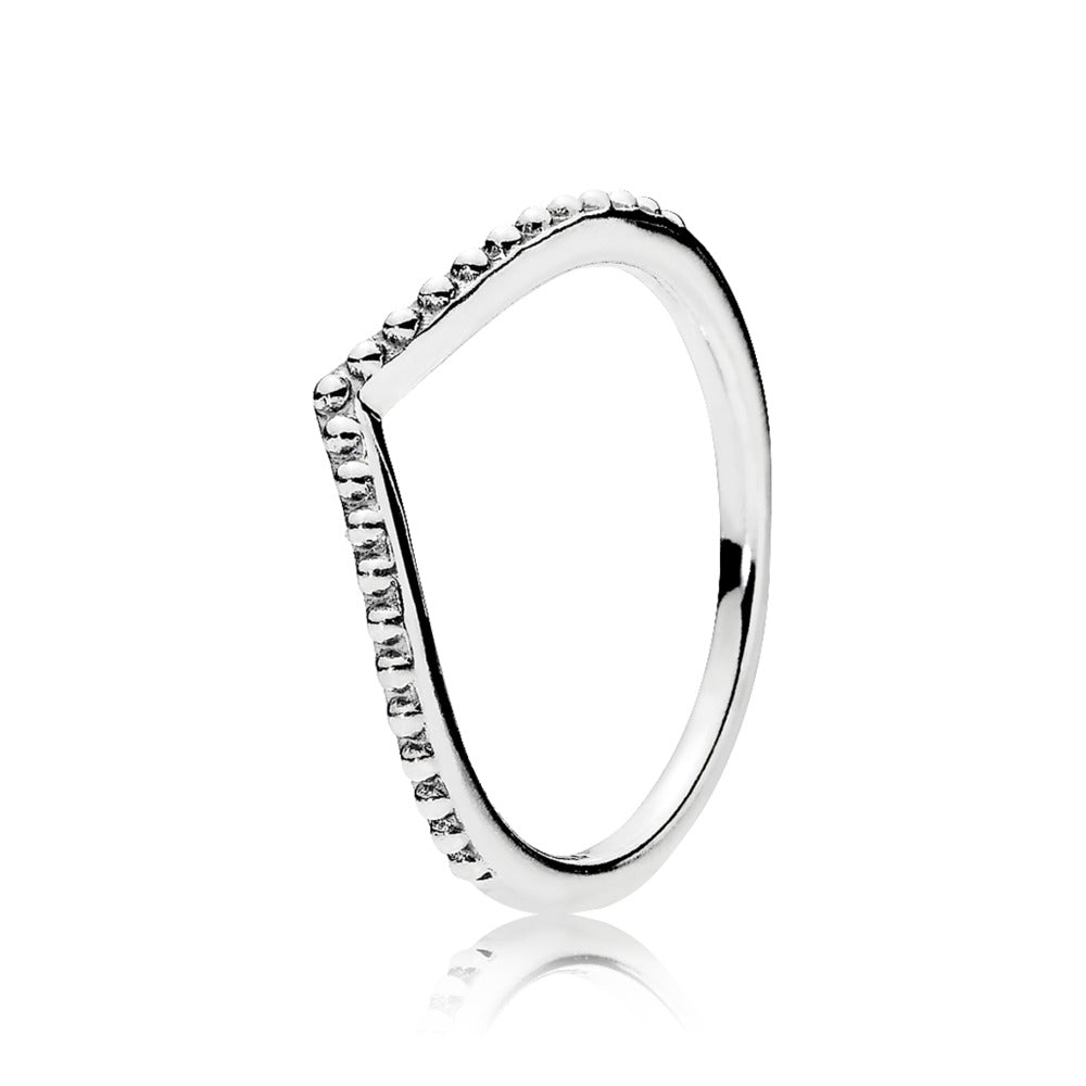 FINAL SALE- Beaded Wish Ring, size 2.5