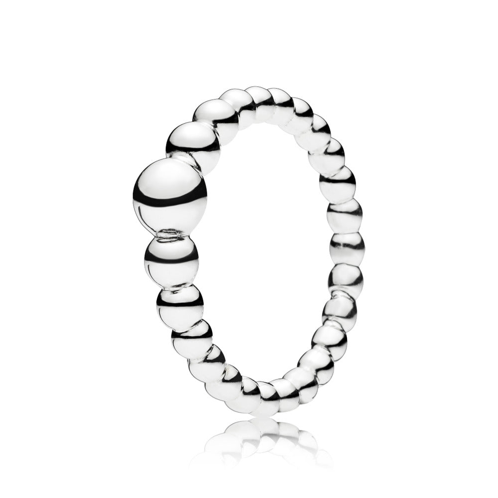 FINAL SALE - Pandora String of Beads Ring, size 4.5