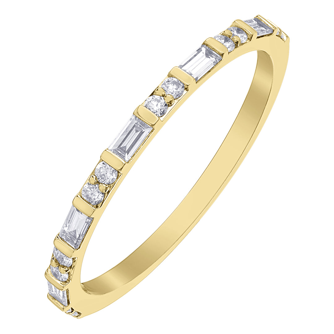 10 Karat Diamonds Stacking Ring, 0.27 TDW