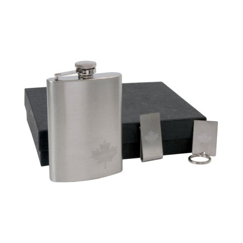 Canadian 6 oz. Flask Set