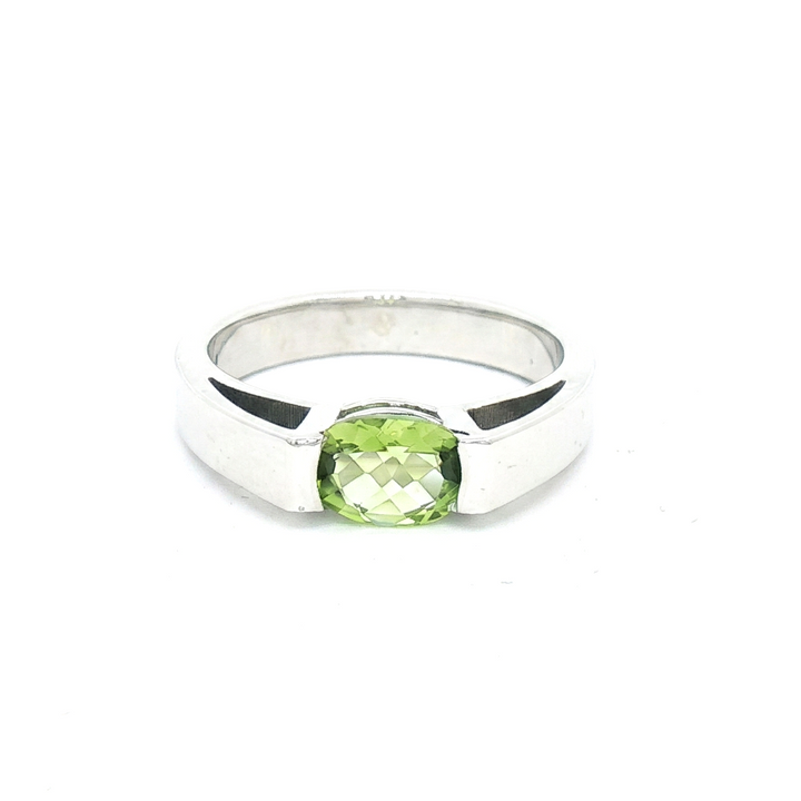 Peridot Silver Ring