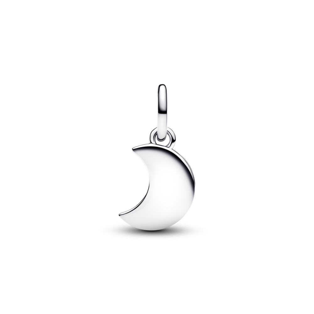 Pandora Crescent Moon Double Dangle Charm