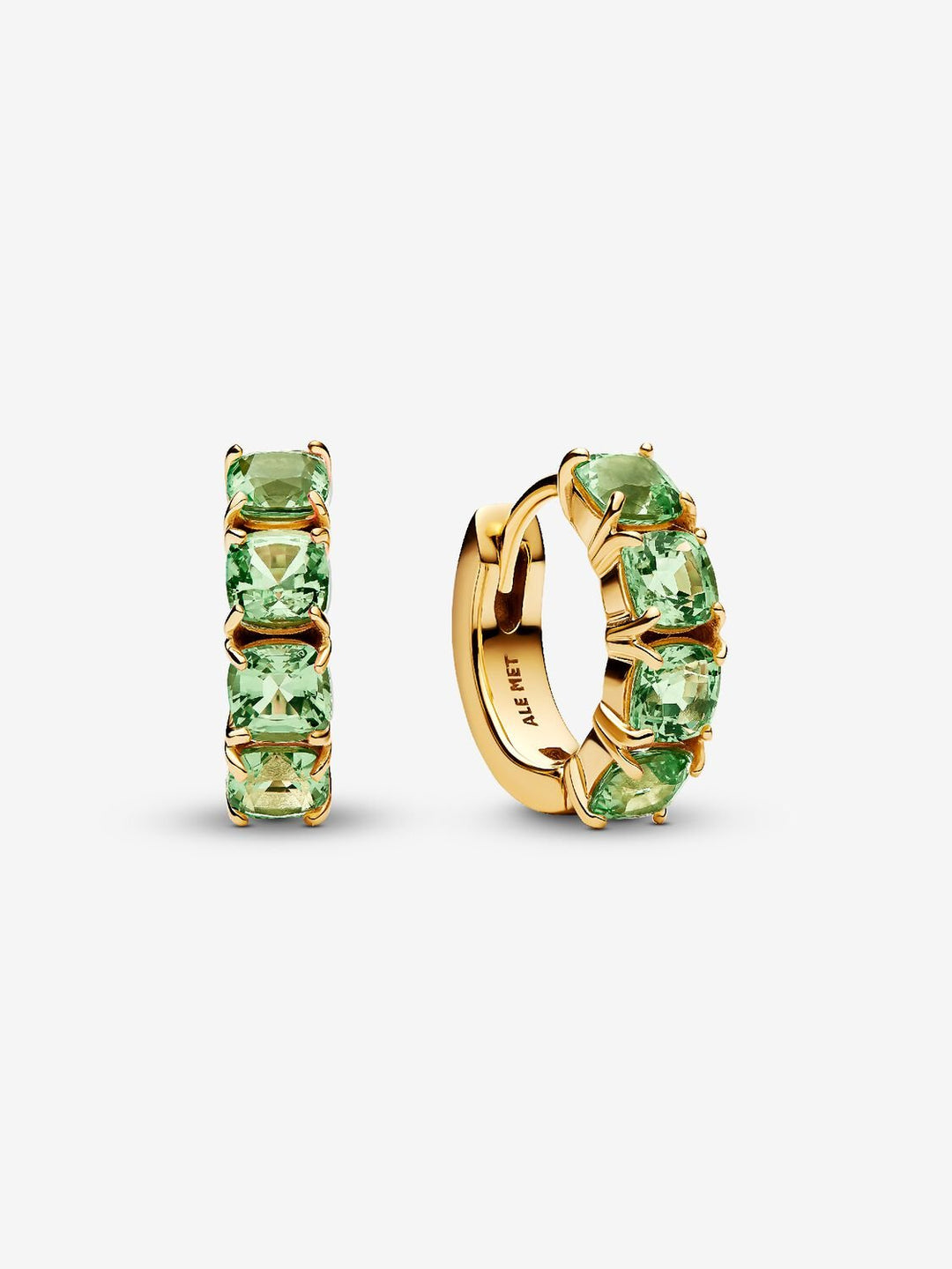 FINAL SALE - Pandora Green Hoop Earrings