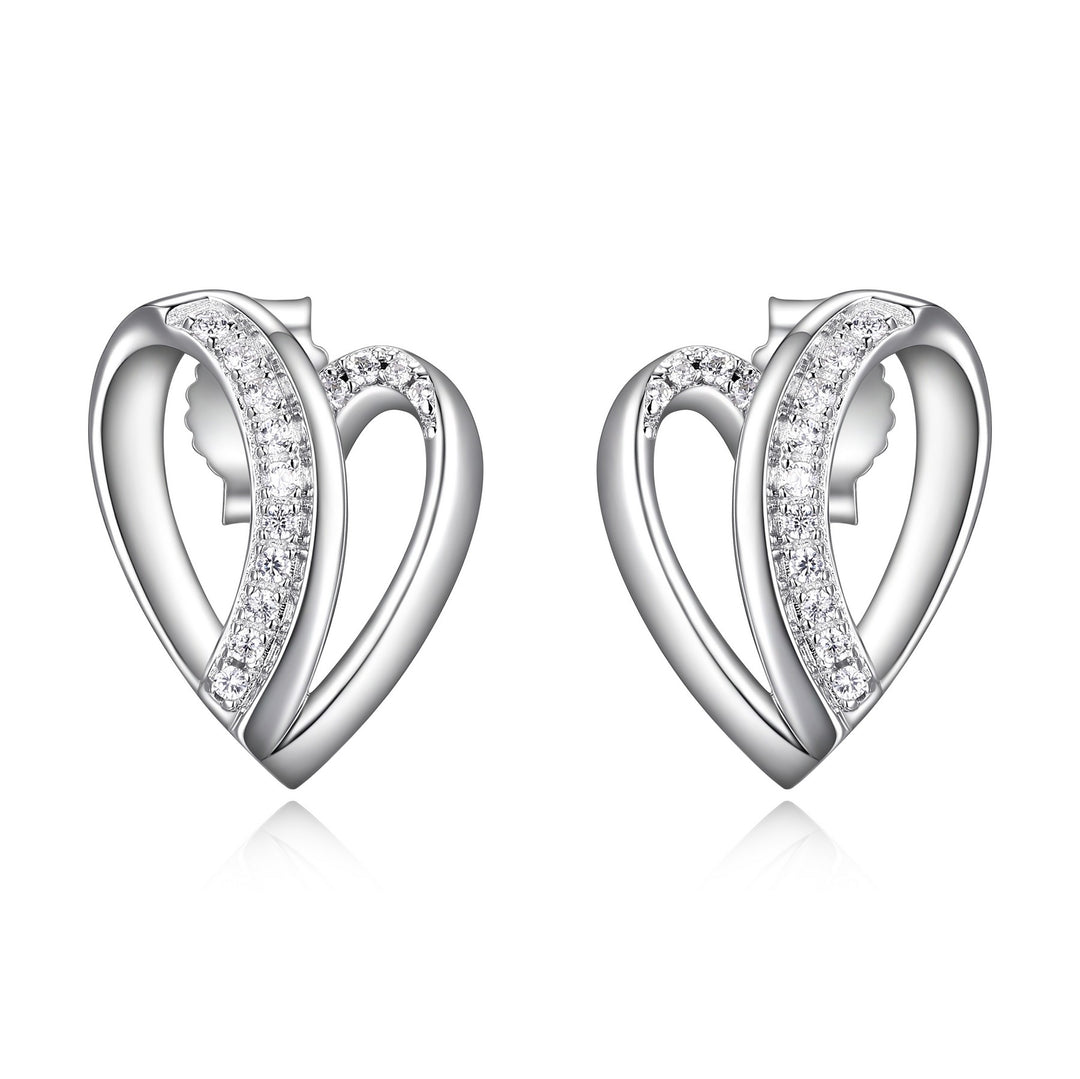 ELLE "Amour" Heart Stud Earring