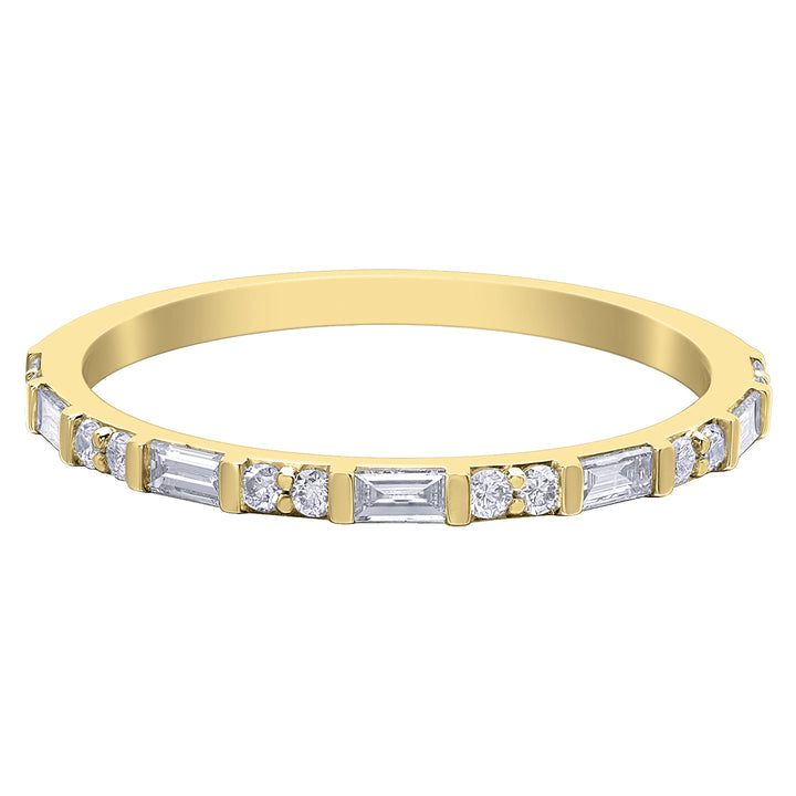 10 Karat Diamonds Stacking Ring, 0.27 TDW