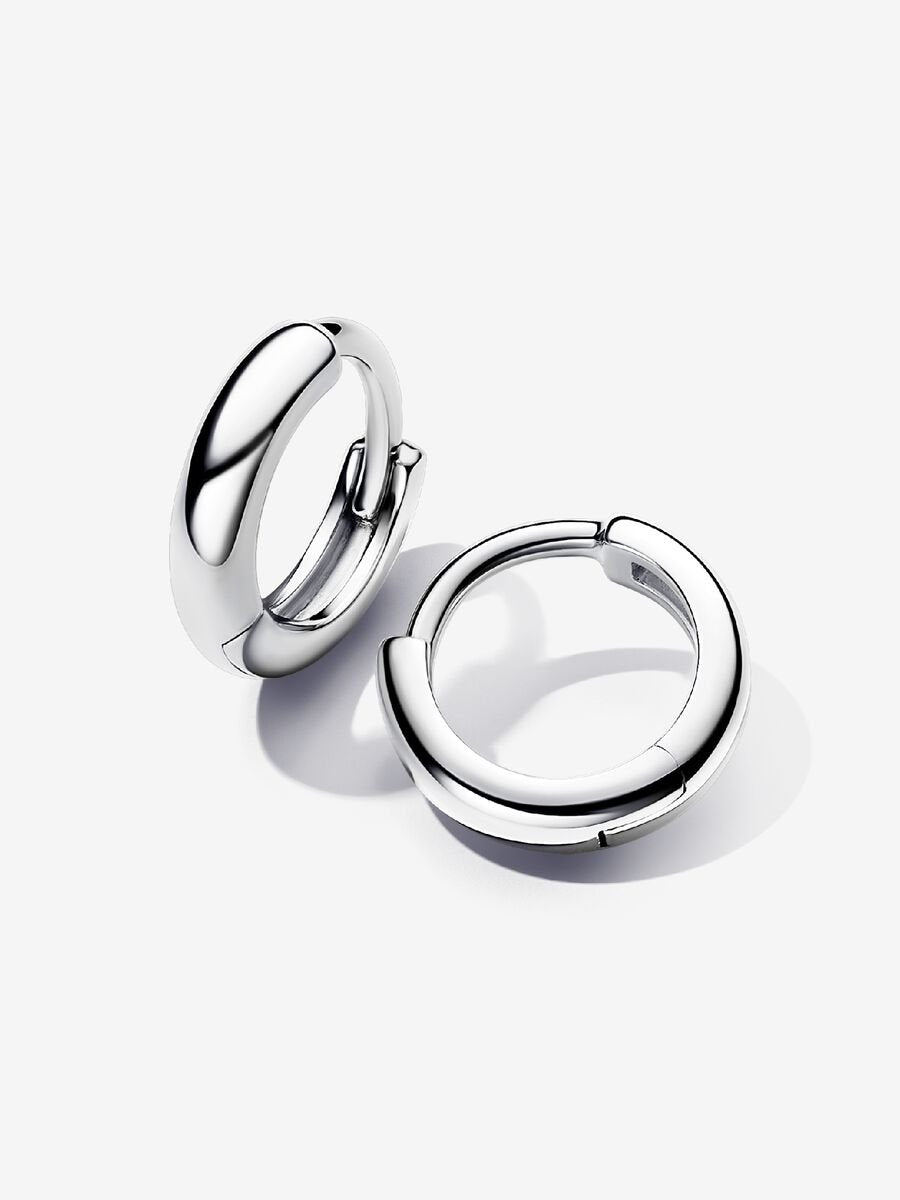 FINAL SALE - Pandora Essence Round Huggie Hoop Earrings