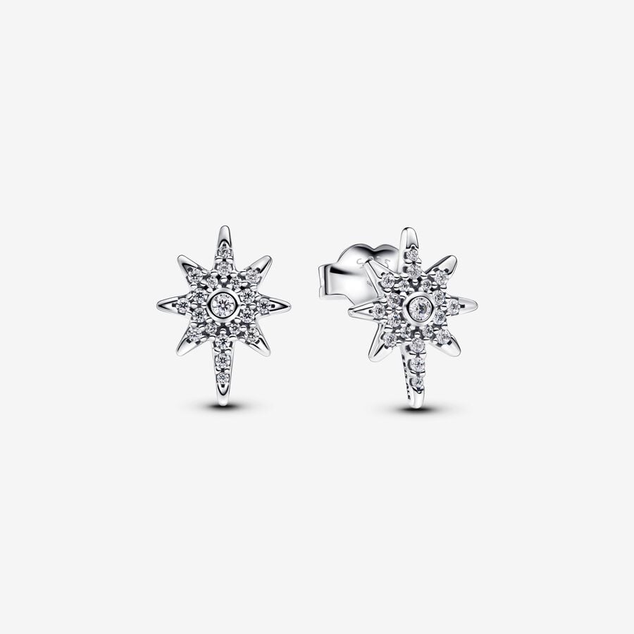 FINAL SALE - Pandora Sparkling North Star Stud Earrings
