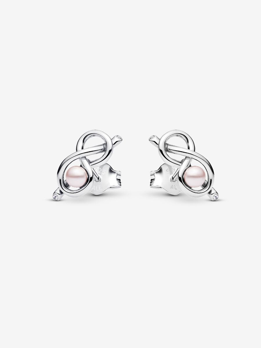 FINAL SALE - Pandora Infinity Knot Stud Earrings