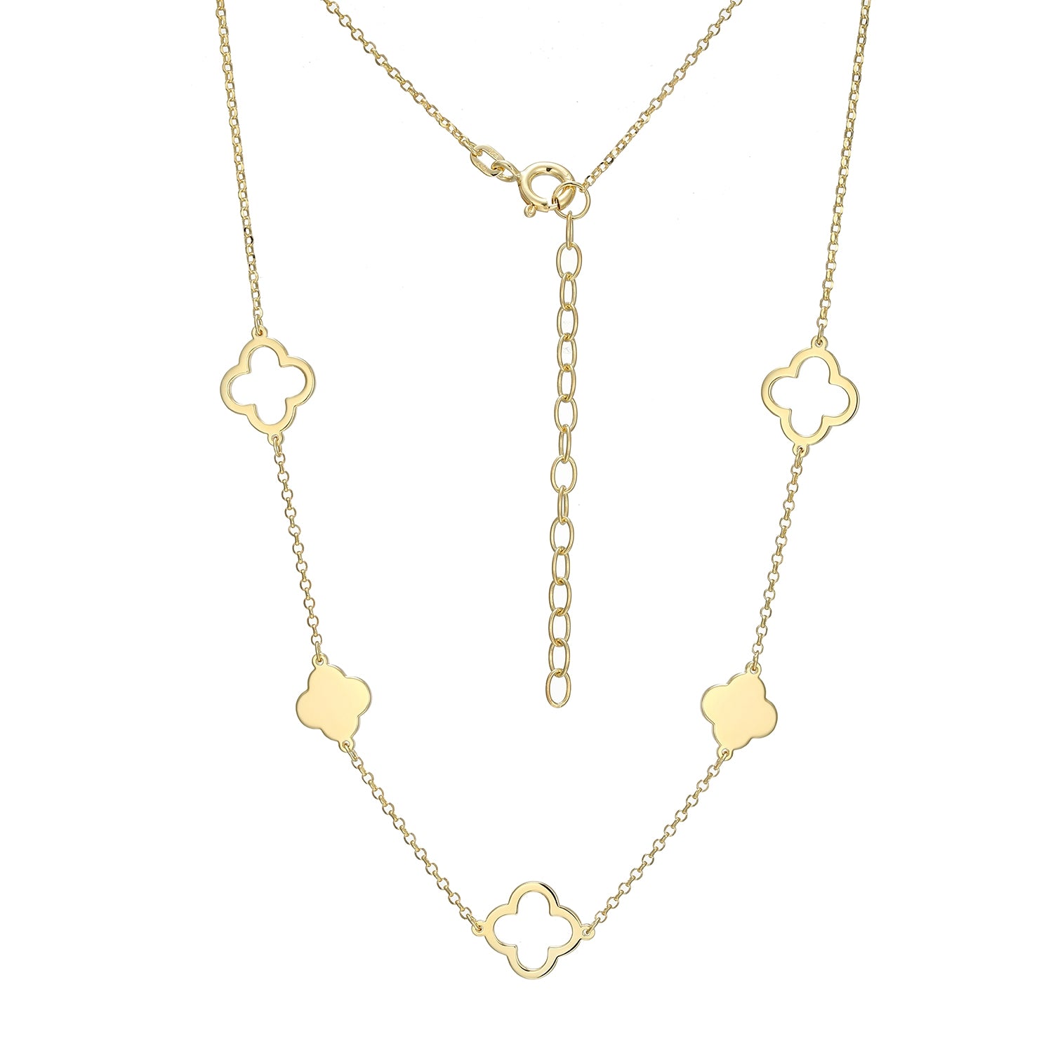 Lucky Clover Station Chain, 18"