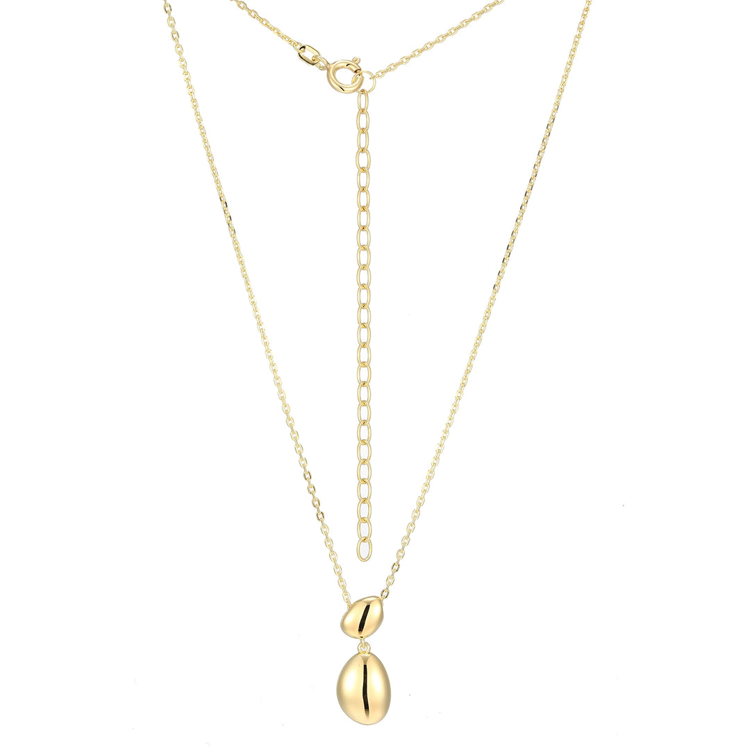 Double Pebble GP Drop Pendant