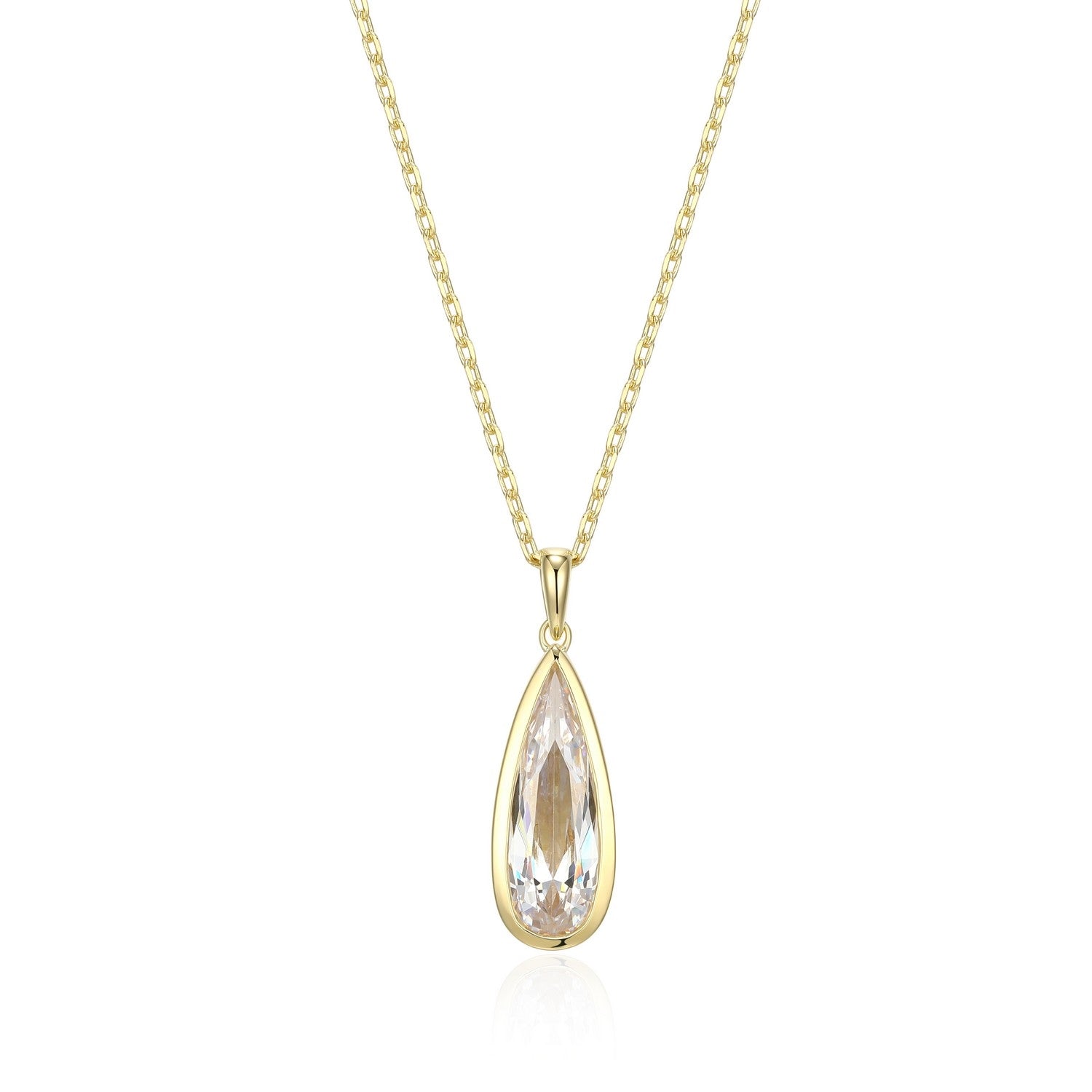 18MM Pear Shaped CZ Pendant