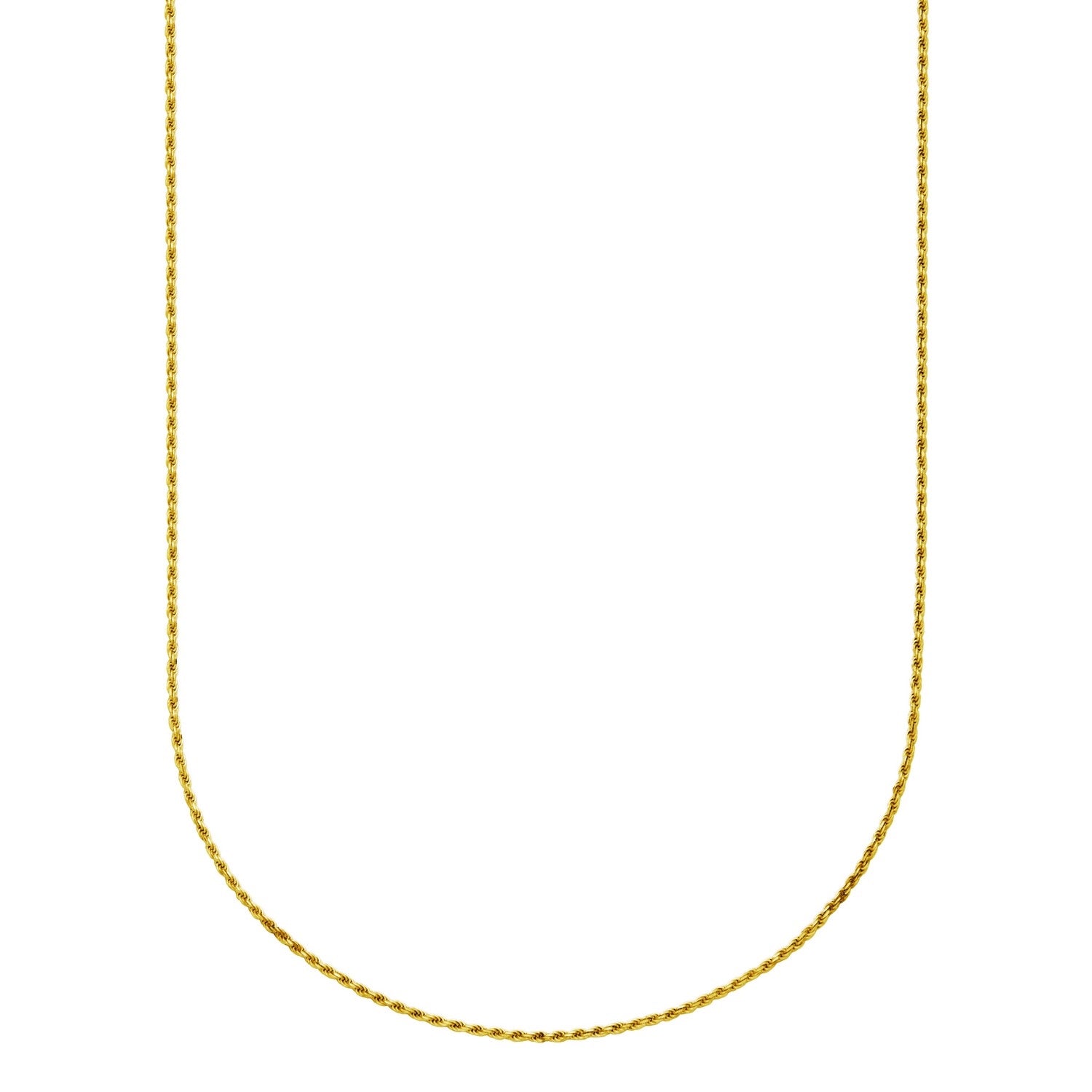 1.3MM GP Rope Chain, 22"