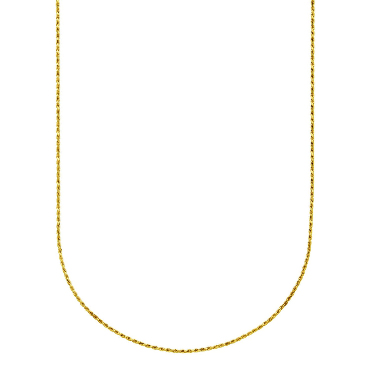 1.3MM GP Rope Chain, 22"