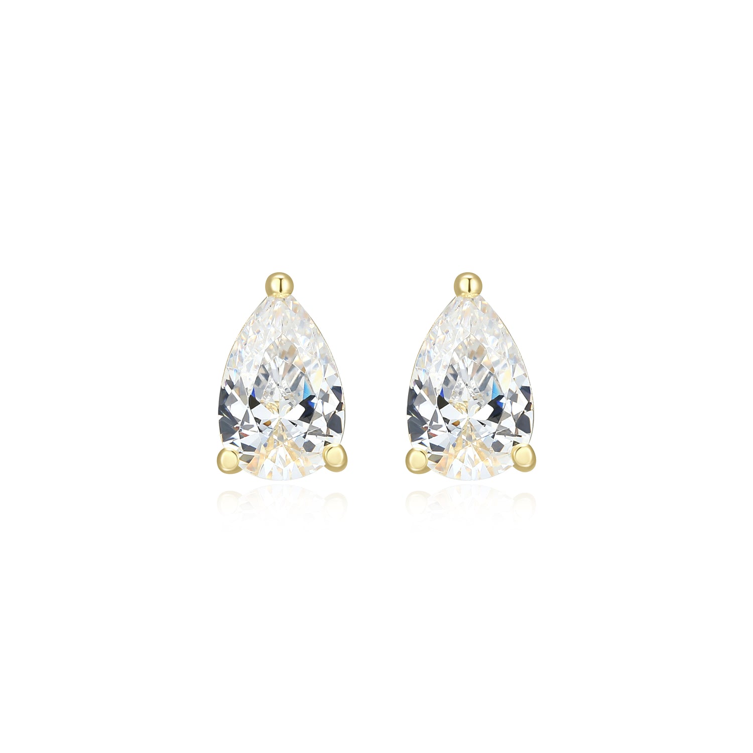 Pear Stud Earrings