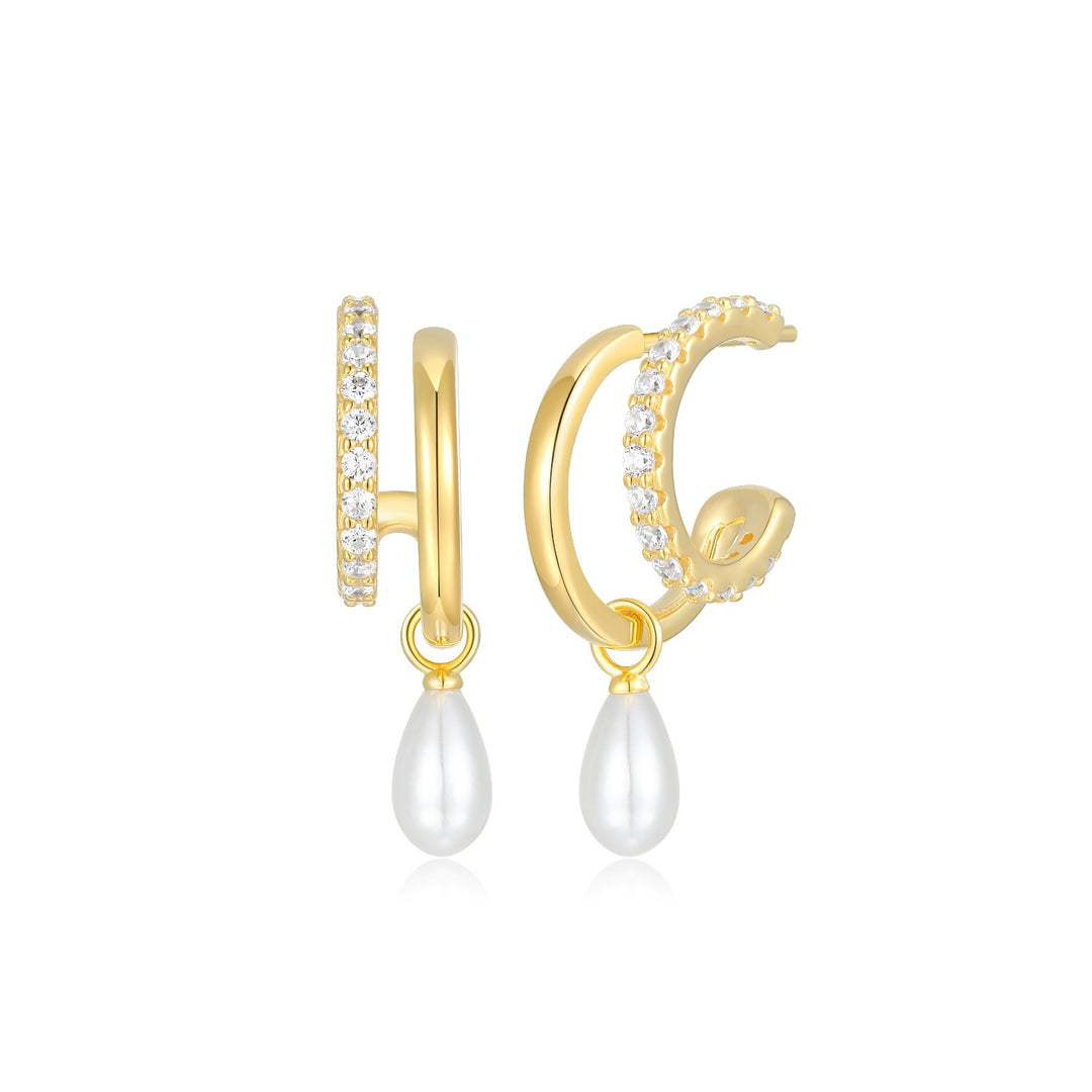 Stud Hoop Earrings