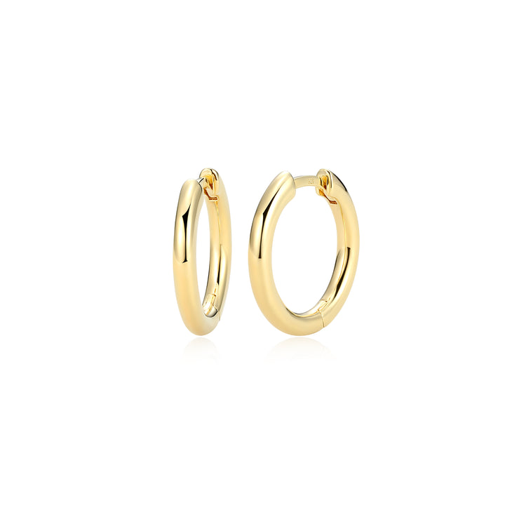 Polished Tube Hoop Earrings